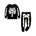 Mud Kingdom Glow in the Night Kids Skeleton Pajamas