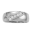Platinum Diamond Man's Wedding Band