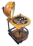 Padua 21" Diameter Italian Replica Floor Corner Globe Bar