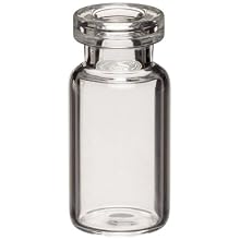Wheaton Clear Borosilicate Glass Serum Tubing Vial, 2mL Volume