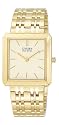 Citizen AR1072-51P Men's Gold Tone Eco-Drive Stiletto Champagne Dial