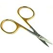 Bead Cord Scissors Gold Handle