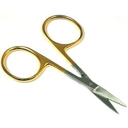 Bead Cord Scissors Gold Handle