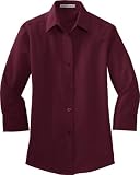 Port Authority - Ladies 3/4-Sleeve Easy Care, Soil Resistant Shirt. L612