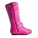 Girls Faux Leather Zipper Closure Boots (Toddler/Little Kid)