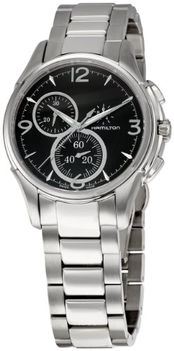 Hamilton Men's H32372135 Jazzmaster Black Guilloche Dial Watch