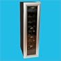 Haier HVW18ABS 18-Bottle Wine Cooler, Black and Silver