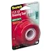 Double-Sided Mounting Tape, Industrial Strength, 1 x 60, Clear/Red Liner