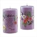 MOTHER MOM CANDLE POEM CHAMOMILE TEA SCENT DRIED FLOWER