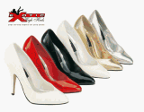 Seduce-420V, 5 Inch Classic V-Front Pump in 7 Colors and Sizes 5-16 by Pleaser