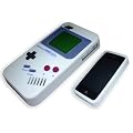 Xcessor Fun Line Gameboy Type Silikon Schutzh�lle F�r Apple iPhone 4 und 4S. H�chste Qualit�t mit Stil. Wei�