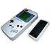 R�tro Nintendo Game Boy �tui Coque Souple En Silicone Pour Apple iPhone 4 et 4S. Qualit� Sup�rieure Avec Style. Blanc