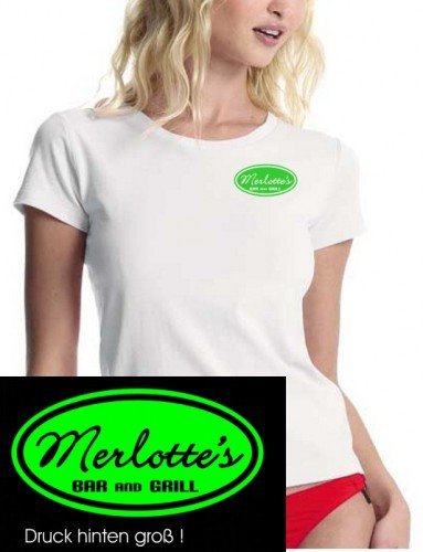 Coole-Fun-T-Shirts T-Shirt Merlotte\'s BAR and GRILL - true blood ! - Druck vorne + hinten Preisvergleich