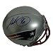 NEW ENGLAND PATRIOTS AUTOGRAPHED NEW ENGLAND PATRIOTS ADALIUS THOMAS MINI HELMET