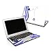 Fantasy Blue Design Protector Skin Decal Sticker for Apple MacBook Pro 15 inch (SEPARATE TRACKPAD button, released in Jan 2006)