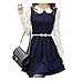 Doll Collar Long Sleeved Bottoming Dress Skirt