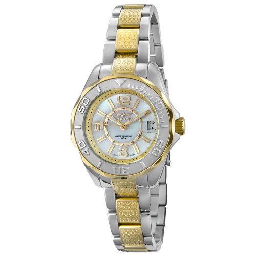 Women's Pro Diver Two-Tone Watch #5072 by Invicta