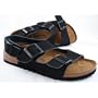 Betula Licensed by Birkenstock Black Backstrap Sandal Size: 45