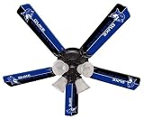 Duke Blue Devils College 52 Ceiling Fan w/five blades & light kit (NEW!)