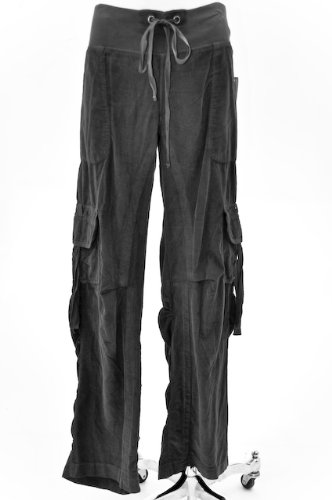 ruched cargo pants for women