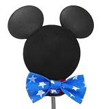 Disney's Mickey Mouse Head with Blue Bow Tie Antenna Ball Topper