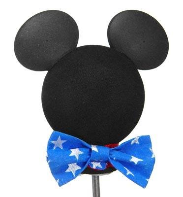 Disney's Mickey Mouse Head with Blue Bow Tie Antenna Ball Topper