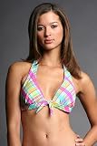 Pink Plaid Halter Tops by Shoshanna