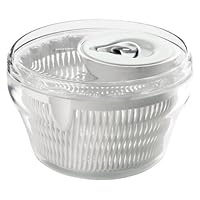 Guzzini Latina 11-Inch D Salad Spinner, Clear