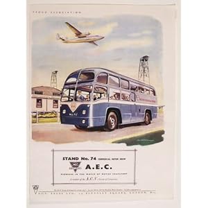 MSC10128 A.E.C BUSES COACHES CLASSIC CARS AND VEHICLES EXTRA LARGE METAL ADVERTISING WALL SIGNS