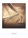 Bow to Bow by Michael Kahn,12 in. x 16 in.