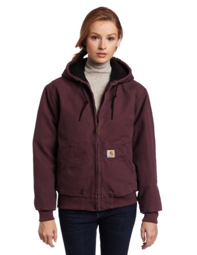 Cheap Prices !!! for Carhartt Women's Sandstone Quilt Flannel Lined Active Jacket, Dusty Plum, X-Small