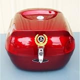 Glazing Candy Red Brand New Motorcycle Trunk Scooter Luggage Storage Case Top Case