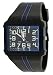 Q&Q #DP02J004Y Men's Square Analog Sports Watch with Resin Strap