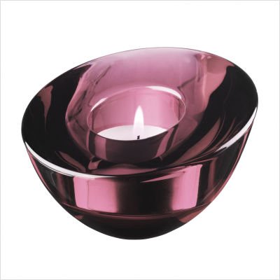 Orrefors Crystal Delight Votive Pink