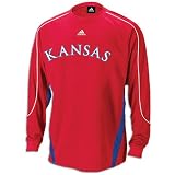Kansas adidas Men's NCAA L/S Shooting Shirt