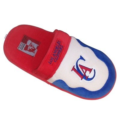 Los Angeles Clippers Scuff Slipper Size: 8-9.5, Color: Red / White / Blue