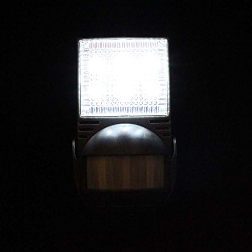 PIR Motion Sensor LED Lamp Battery Closet Garage Storage Shed Lights Dark Gray