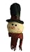 13" Country Heritage Plush Snowman Head Christmas Ornament