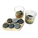 Sea Stones On The Rocks, Granite Chillers with 2 Free 10-Ounce Tumblers