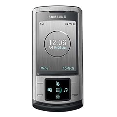 Samsung SGH-U900 (5 MP-Kamera, UMTS/ HSDPA, MP3-Player, Touchpanel) soul grey Handy ohne Vertrag, ohne Branding, kein Simlock