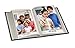 Pioneer Photo Albums BT-68 100-Pocket Leatherette Cover Ledger Style Le Memo Photo Album, 6 by 8-Inch, White and Black