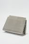 Leather Evening Bag - Silvered Pewter Leather