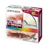三菱化学メディア DVD-R 4.7GB PCデータ用 16倍速対応10枚スリムケース入り DHR47J10