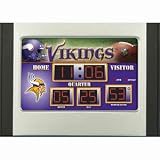 Americans Sport's Minnesota Vikings Scoreboard Desk & Alarm Clock
