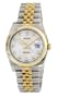 Rolex Datejust Silver Jubilee Diamond Dial Jubilee Bracelet Fluted Bezel Two Tone Mens Watch 116233SJDJ