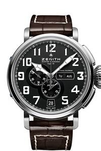 Zenith Pilot Montre d Aeronef Zenith Type 20 Annual Calendar Mens Watch 03.2430.4054-21.C721