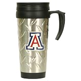 NCAA Stamped Metal Travel Mug - University of Arizona Wildcats