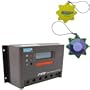 HQRP Solar 40A Charge Power Controller / Regulator 12V / 24V 40 Amp with Digital and Symbol Display plus HQRP UV Chain / UV Radiation Health Tester