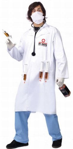 Funny Doctor Shots Costume - Standard  