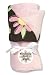 Baby : Trend Lab Receiving Blanket in Blossoms Floral Print Front/Pink Velour Back